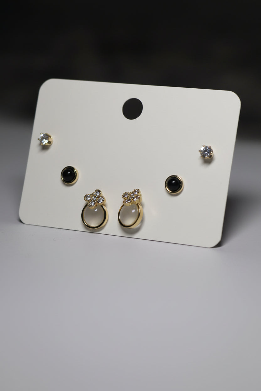 Flower Stud Combo
